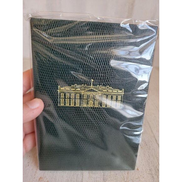 White House dark green notebook association miniature‎ journal - Picture 3 of 6